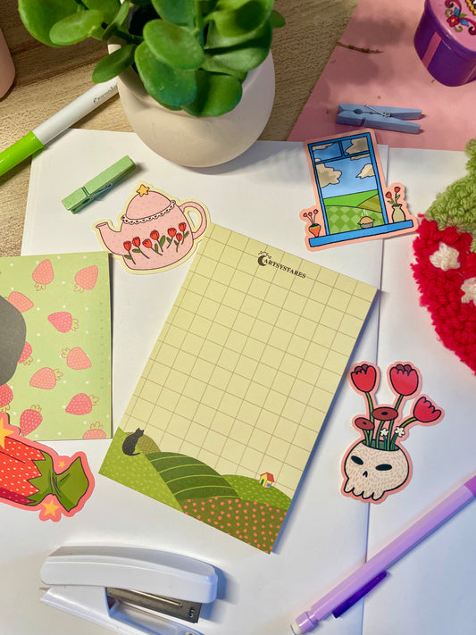 Grassy Hills Memo Pad